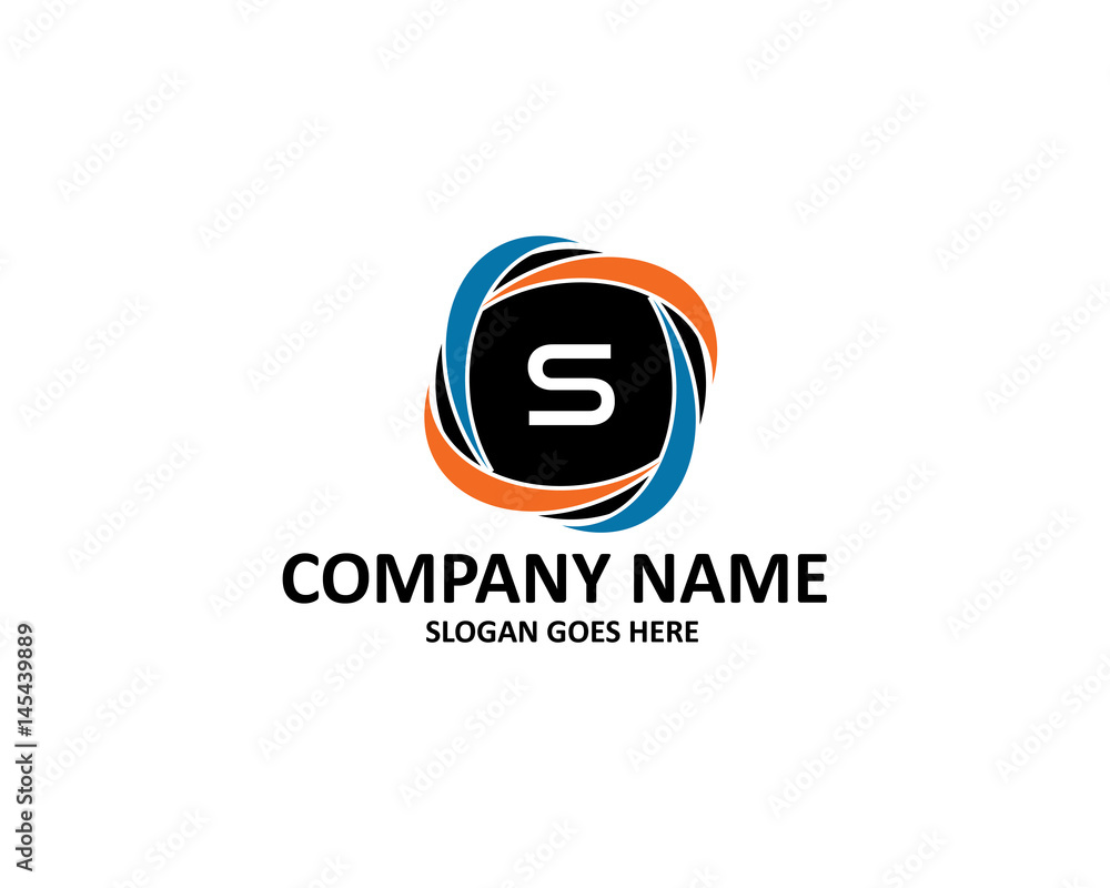S Letter Abstract Logo