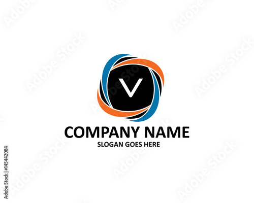 Free Download V Letter Abstract Logo - GFXLoad