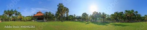 Panorama of public park © rukawajung
