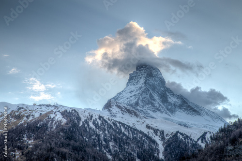 Famous Matterhorn in Switzerland