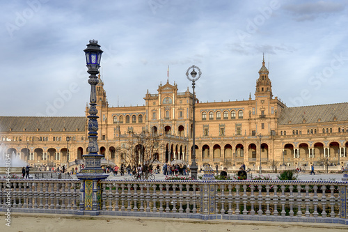 plaza de España de la ciudad de Sevilla, España
