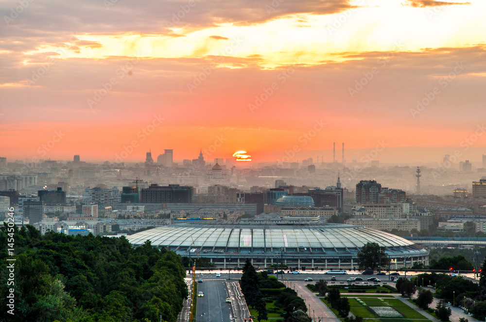 A view at Moscow center