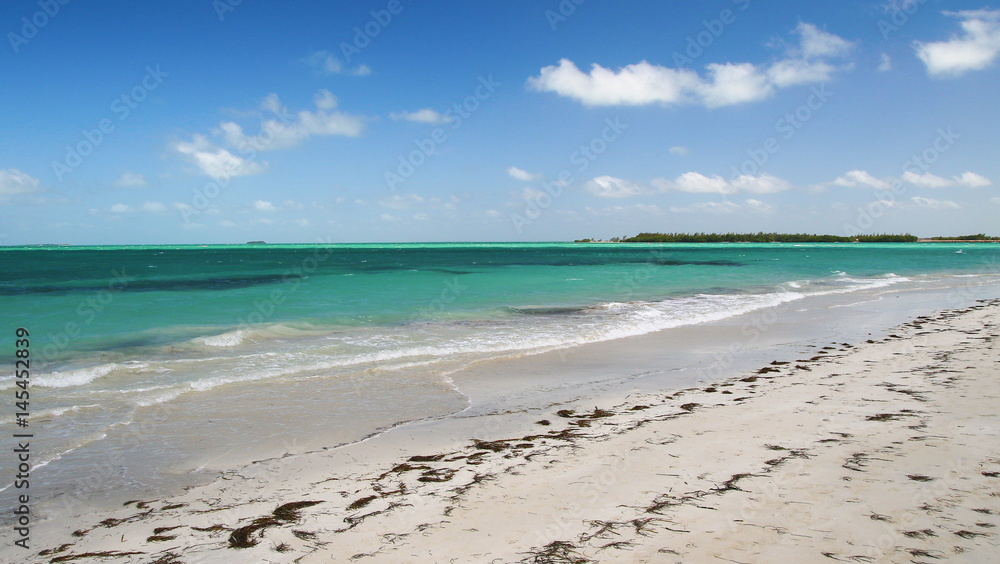 Caribbean tropical  sand beach in Varadero Cuba