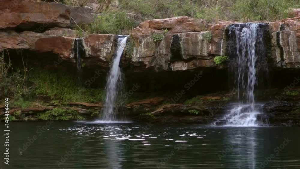 Waterfall in Karijini, Western Australia Waterfall in Karijini, Western Australia