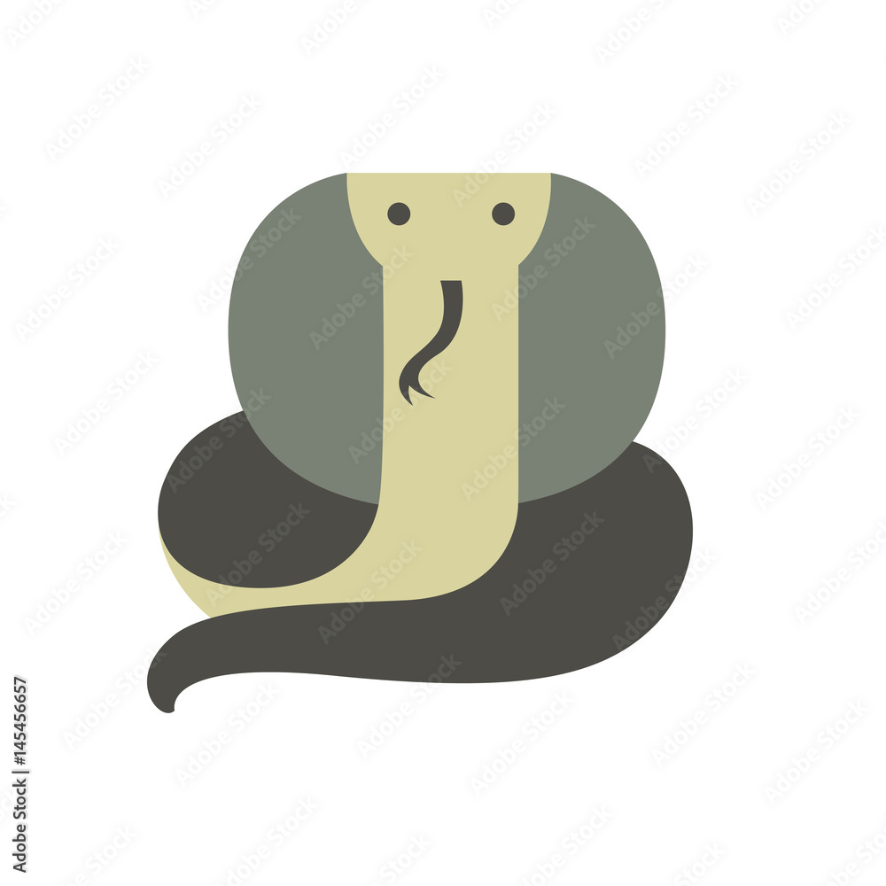 Obraz premium Vector Illustration of a Cobra