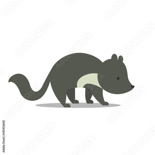 Vector Illustration of a Tasmanian Devil