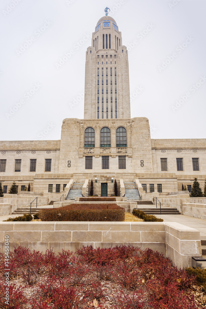 Fototapeta premium Lincoln, Nebraska - State Capitol Building