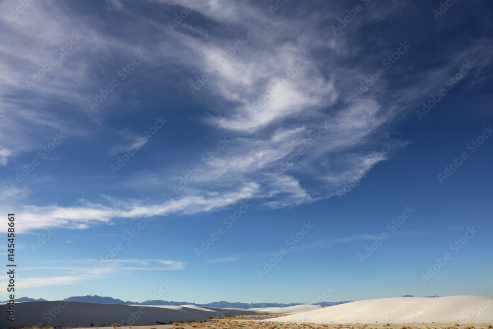 Clouds over White Sands New Mexico