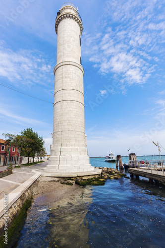 Lighthouse on Murano Island in Venice