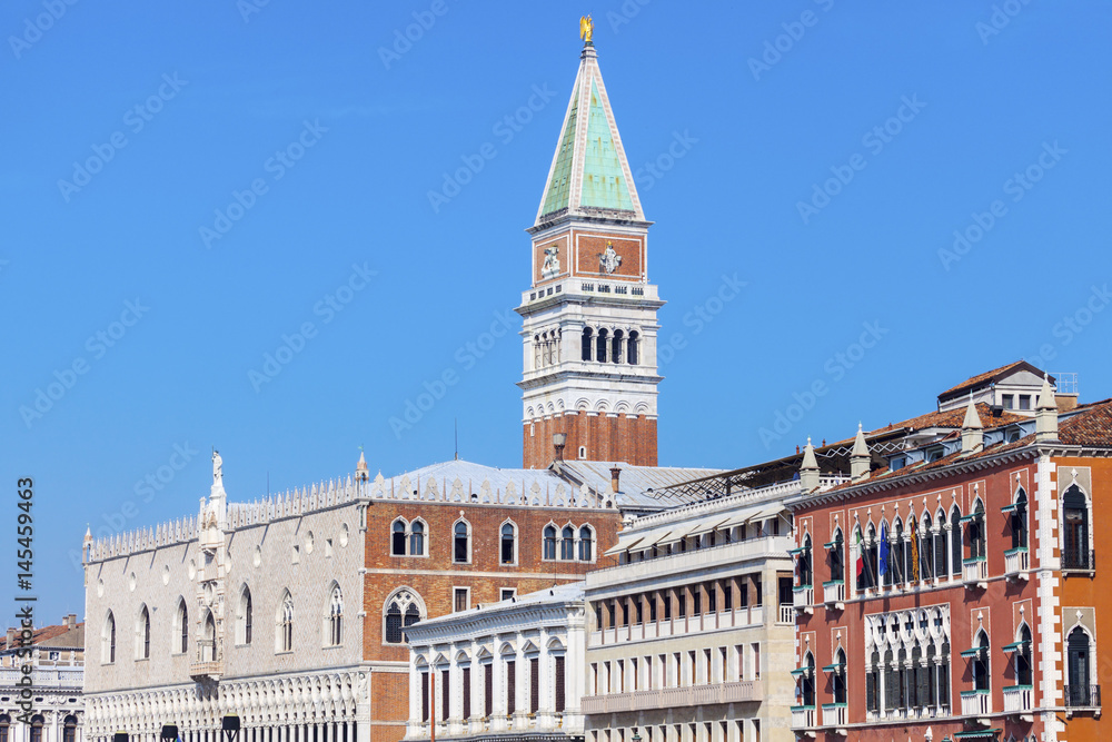 St Mark's Campanile and Doge's Palace in Venice