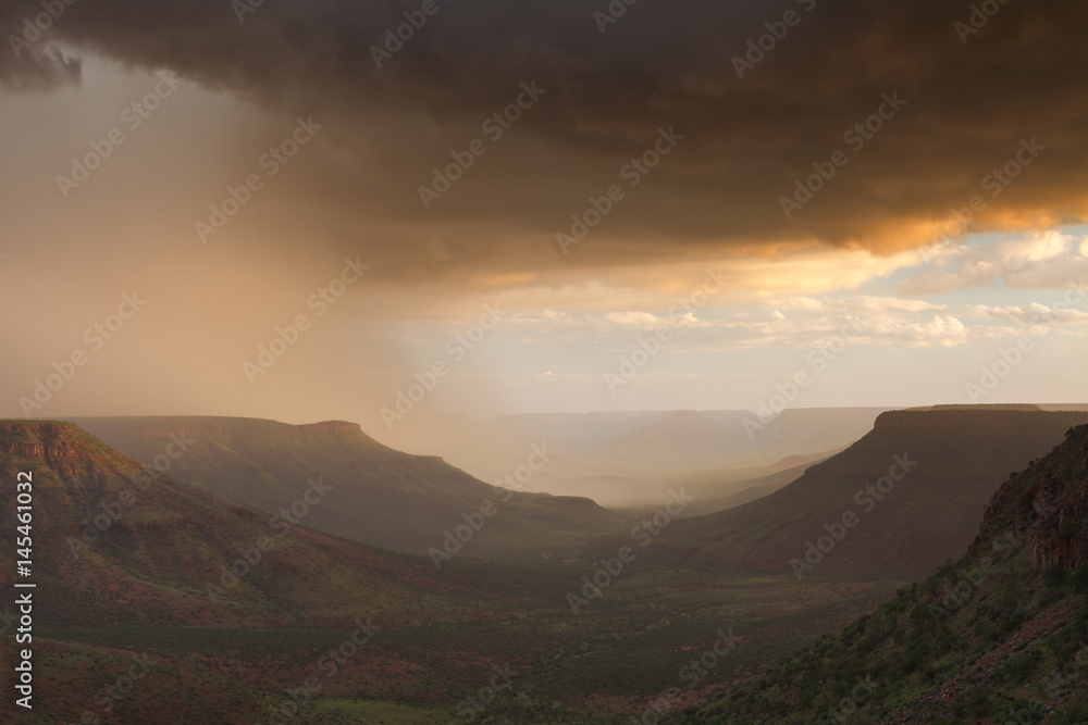 Thunderstorm over the Grootberg plateau