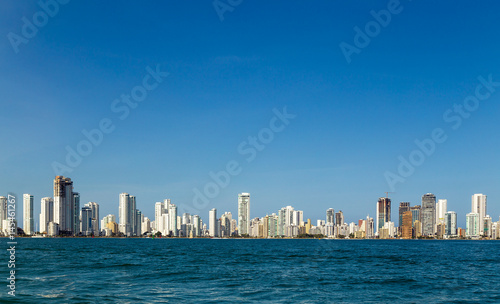 Skyline von Cartagena de Indias. Kolumbien. Karibikküste.