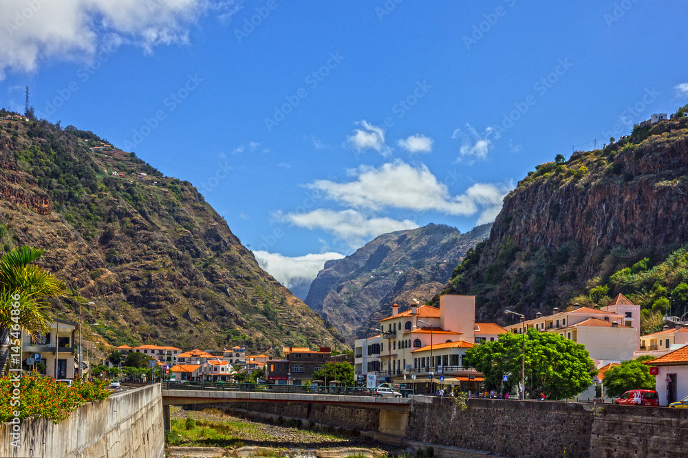 Village in Madeira, Portugal.