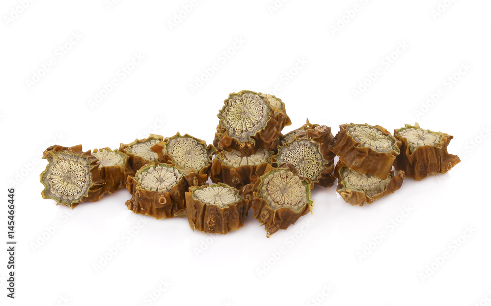 Crispa herb on white background. Crispa herb on white background.