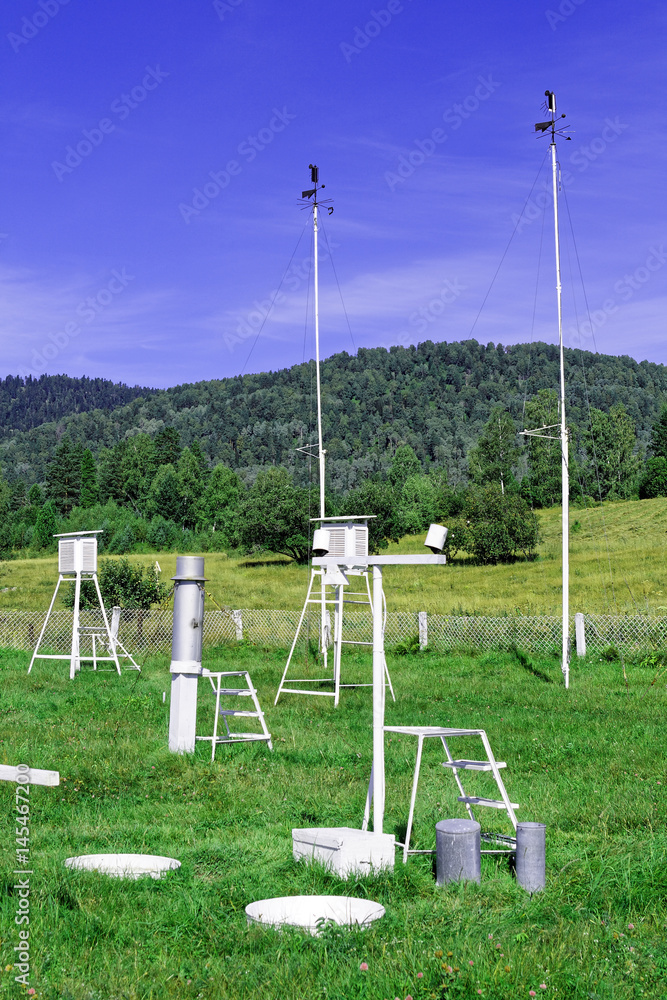 Old weather station in Gorny Altai Old weather station in Gorny Altai