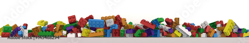 Plastic building blocks