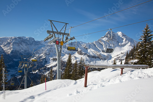 Winter in alps