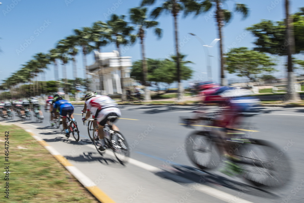 Naklejka premium Bicycle race