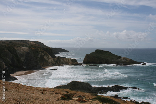 Blick auf Bucht