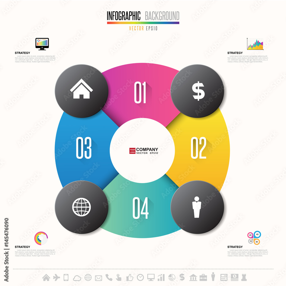 Infographics design template Infographics design template