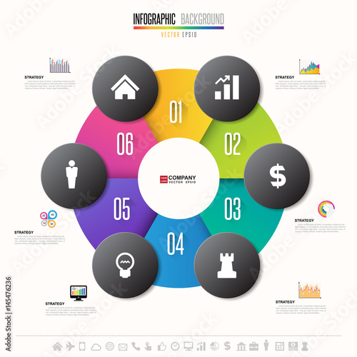 Infographics design template