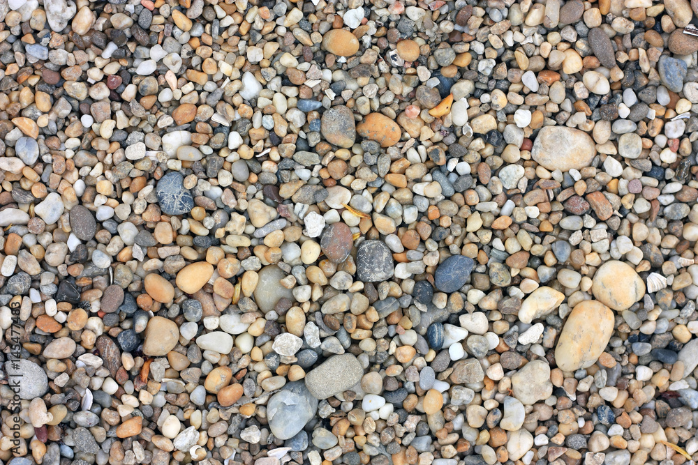 River gravels background texture River gravels background texture