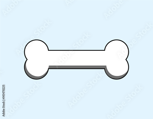 illustration vector of dog bone