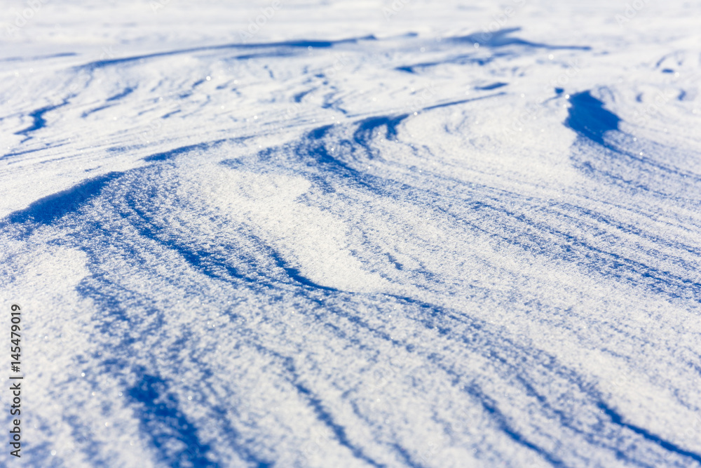 Snow surface structure winter background Snow surface structure winter background