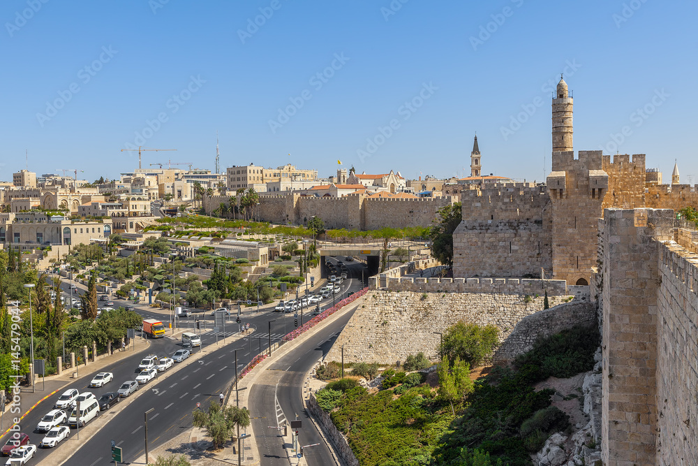 Jerusalem cityscape.