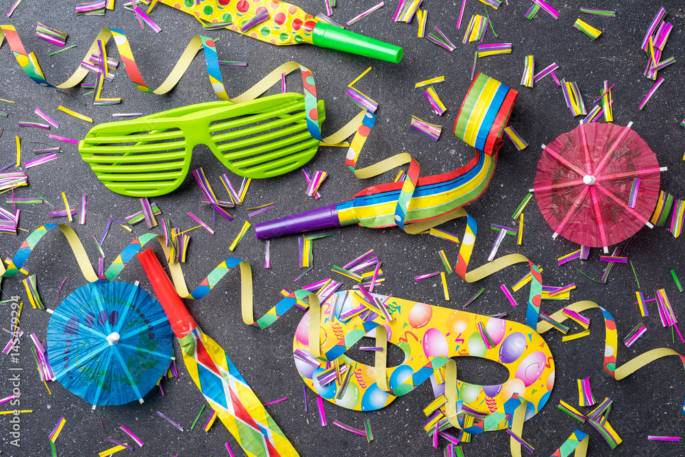 Colorful birthday or party background