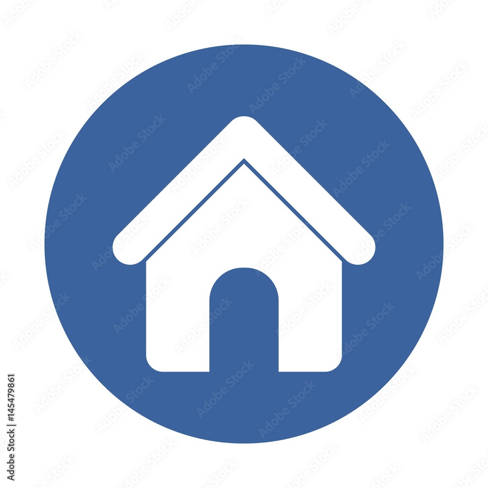 house shape icon over white background. vector illustration house shape icon over white background. vector illustration