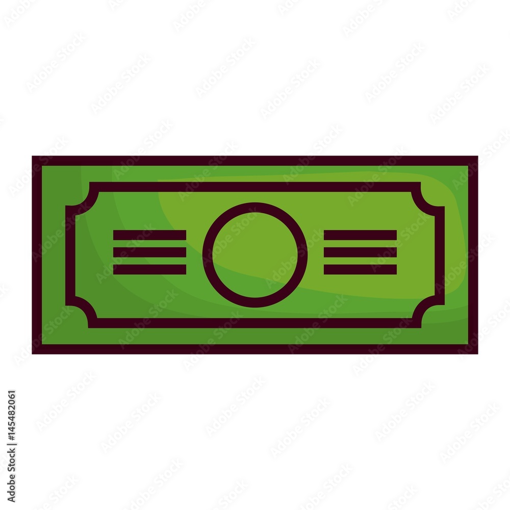 money bill icon over white background. vector illustration money bill icon over white background. vector illustration