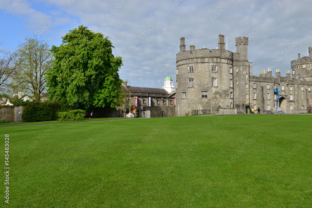 Kilkenny Castle in Ireland in Springtime