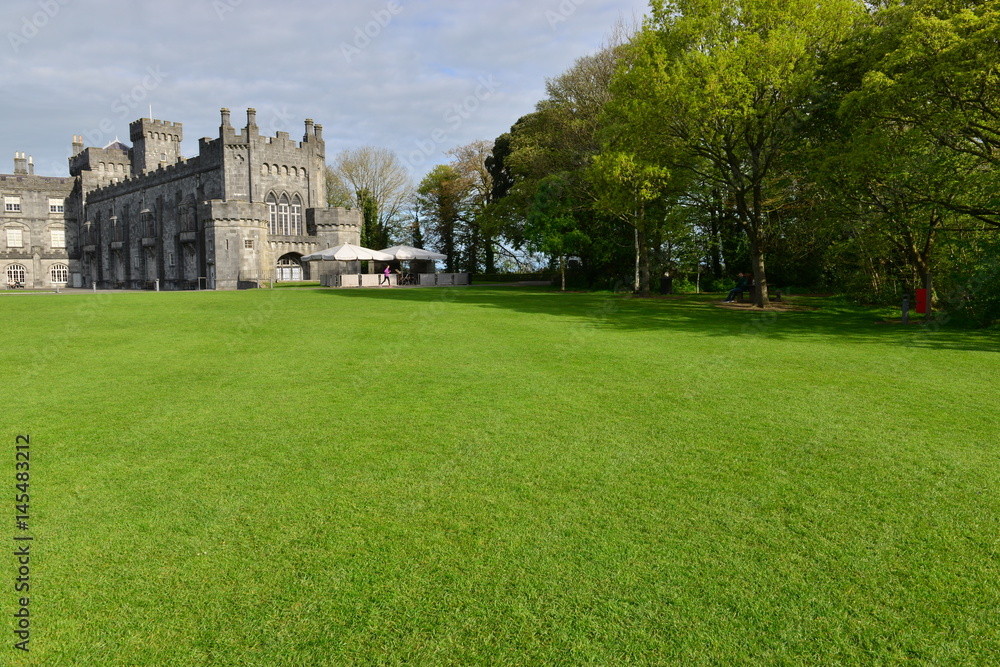 Kilkenny Castle in Ireland in Springtime