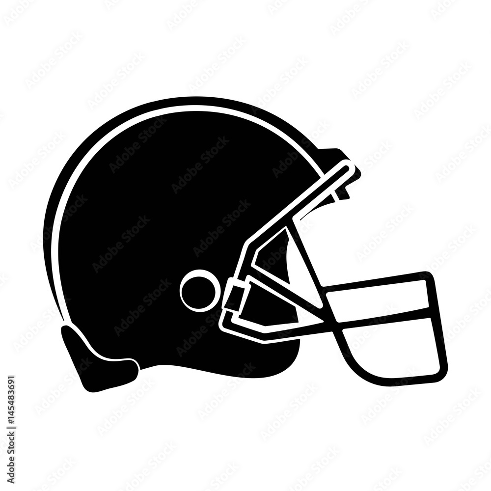 american football helmet icon over white background. vector illustration american football helmet icon over white background. vector illustration