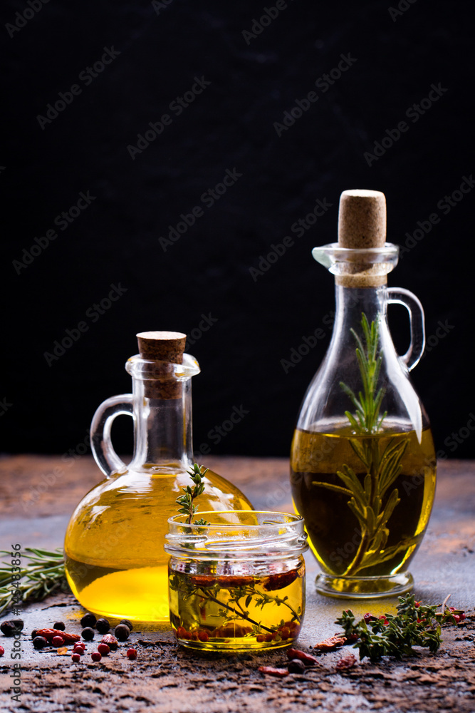 olive oil flavored with spices