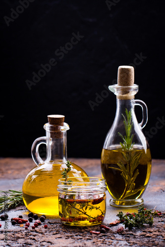 olive oil flavored with spices
