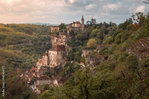 Town and castle of Rocamadour  France 