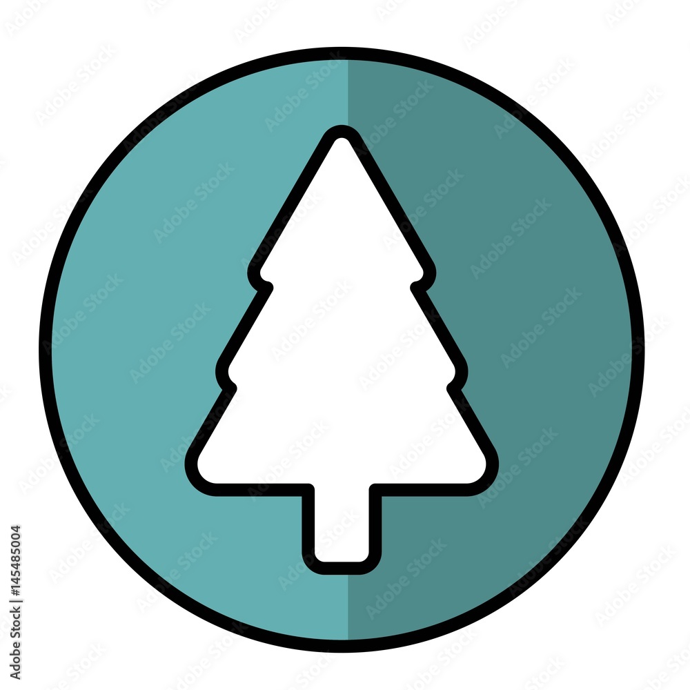 pine tree icon over white background. vector illustration pine tree icon over white background. vector illustration