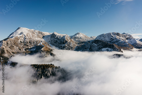 View from on Jenner mountain  Berchtesgaden  Germany