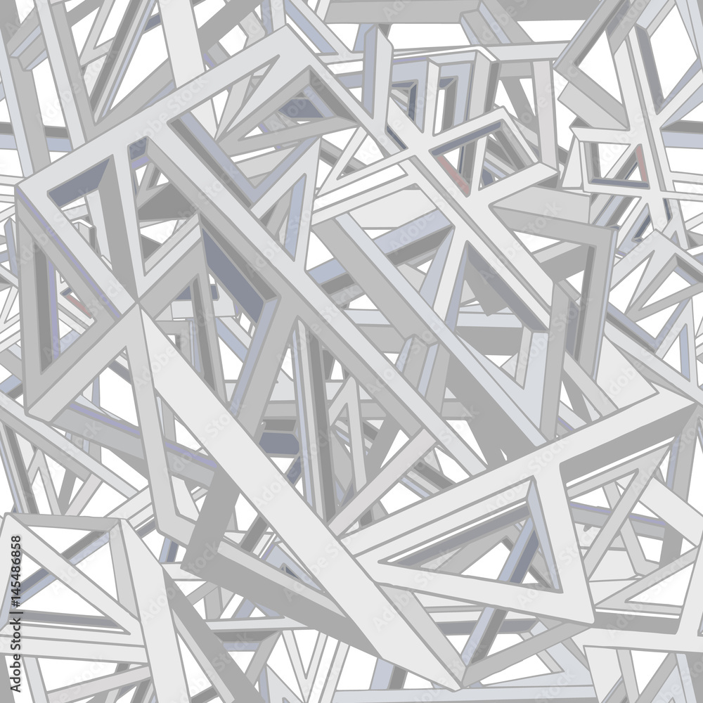 Fototapeta premium Abstract engineering and technology background with geometric elements.