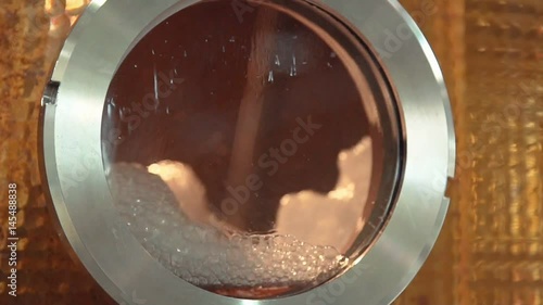 Distilling bourbon slow motion