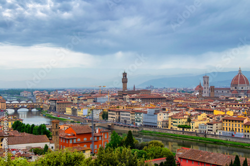 Florence panorama city skyline, Florence, Italy