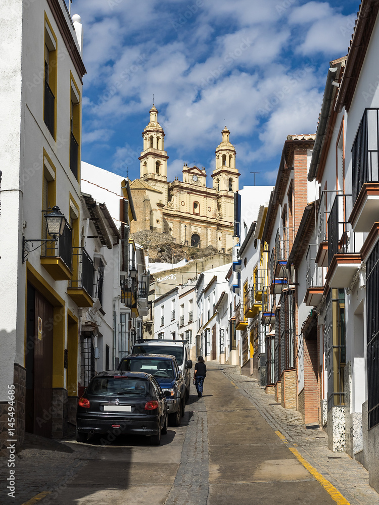 Naklejka premium Spanien - Andalusien - das weiße Dorf Olvera