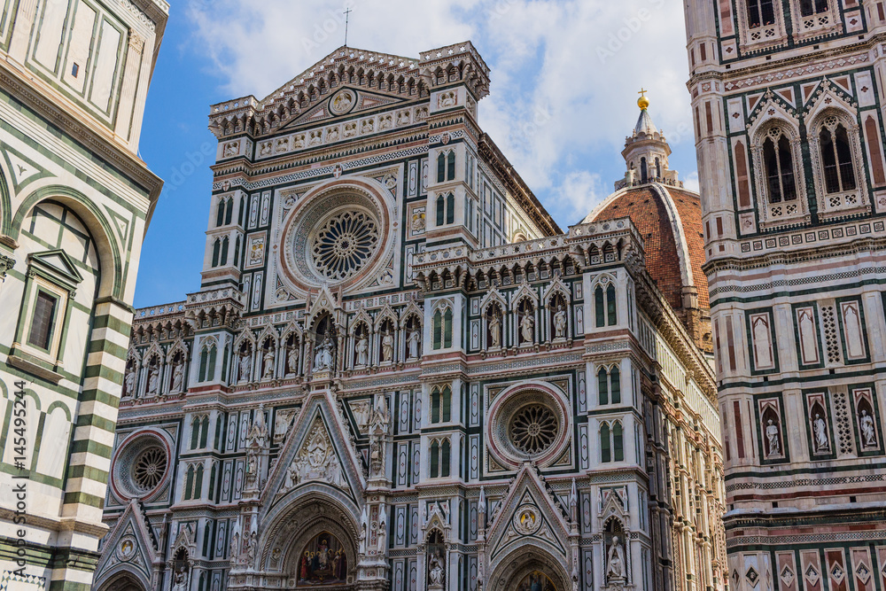 Fototapeta premium The Cattedrale di Santa Maria del Fiore of Florence, Italy