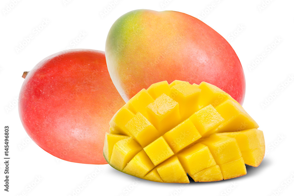 Mango isolated on white Mango isolated on white