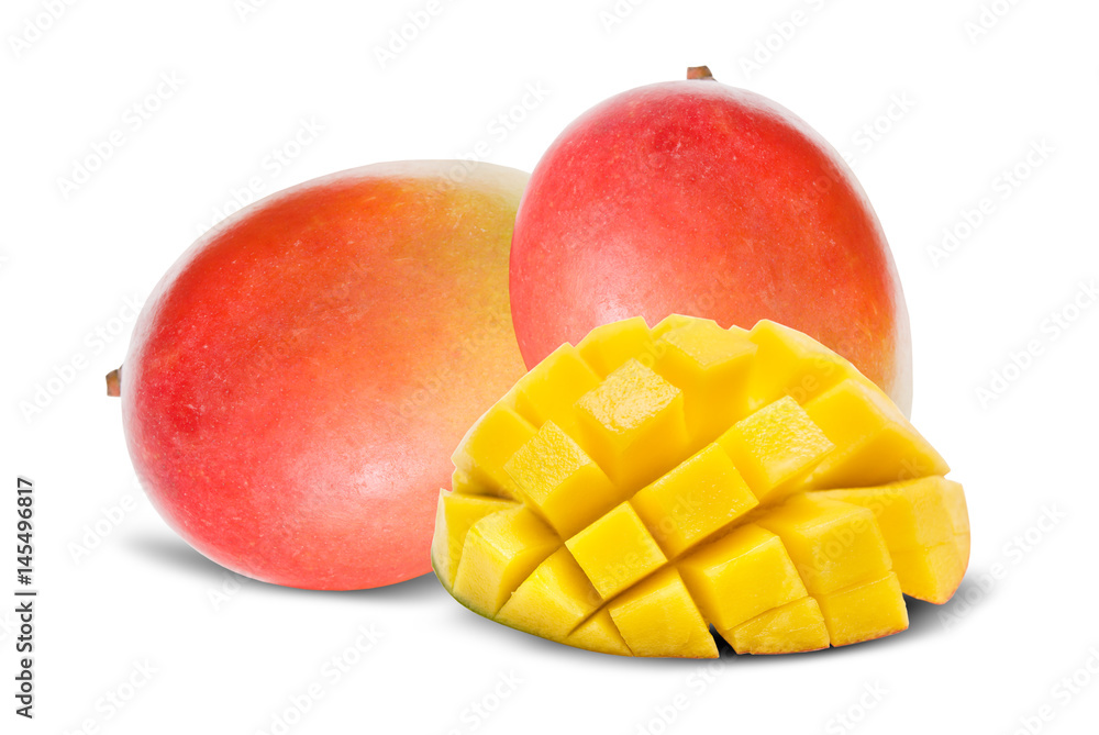 Mango isolated on white Mango isolated on white