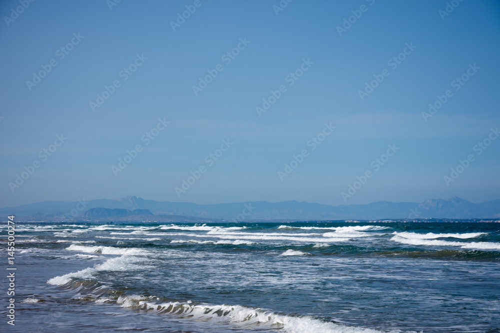 The coast of Spain in the south of the Costa Blanca