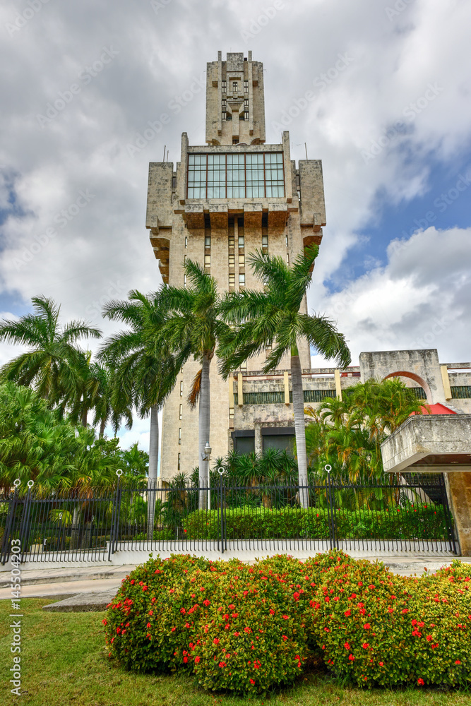 Fototapeta premium The Embassy of Russia in Havana, Cuba