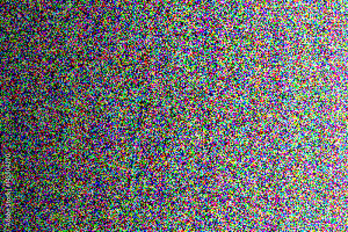 design element.  digital noise. digital color glitch vector pattern